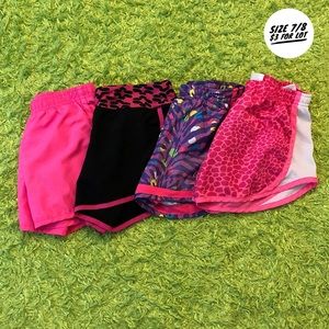 Girls athletic shorts